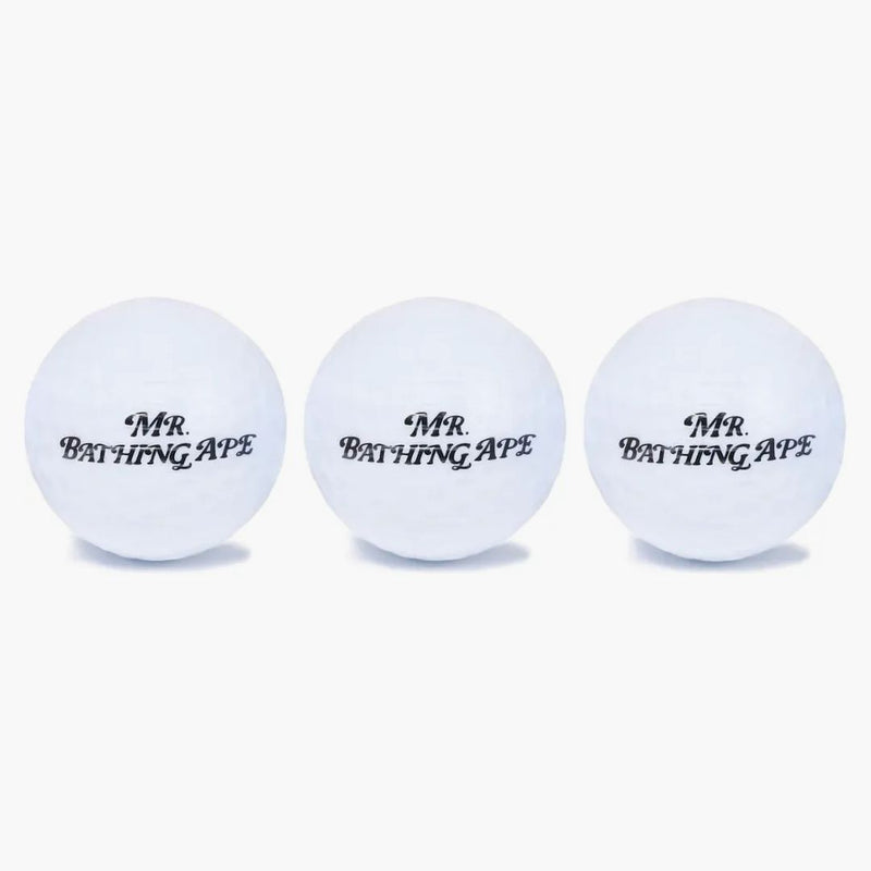BAPE Mr. Mr. Bathing Ape Golf Ball Set alb