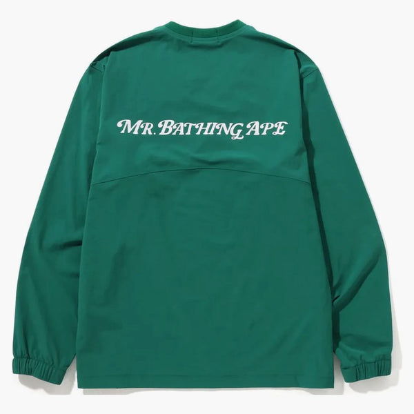 Bape Mr. Bathing Ape Golf V Neck Pullover Windbreaker Green