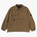 Bape MR Bathing Ape Relaxed Fit Coach Jacket Beige