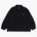 Bape Mr Bathing Ape Relaxed Fit Coach Jacket Black