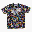 Bape Multi Camo Nyc Logo Tee Multicolor/black