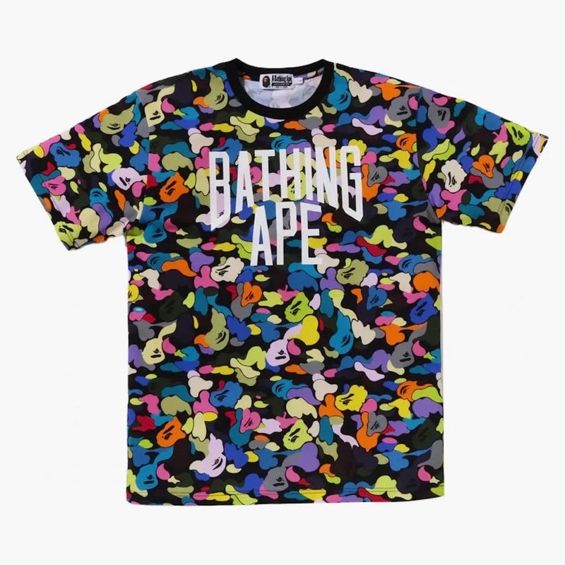 Bape Multi Camo NYC Logo Tea Multicolor/Black