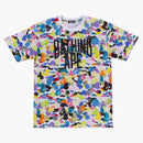 Bape Multi Camo NYC Logo Tea Multicolor/White