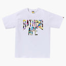 BAPE Multi Camo NYC Logo Tee White/Multicolor