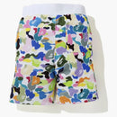 Bape Multi Camo Sweat Shorts White Multi