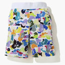 Bape Multi Camo Sweat Shorts White Multi