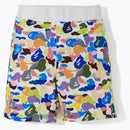 Bape Multi Camo Sweat Shorts White