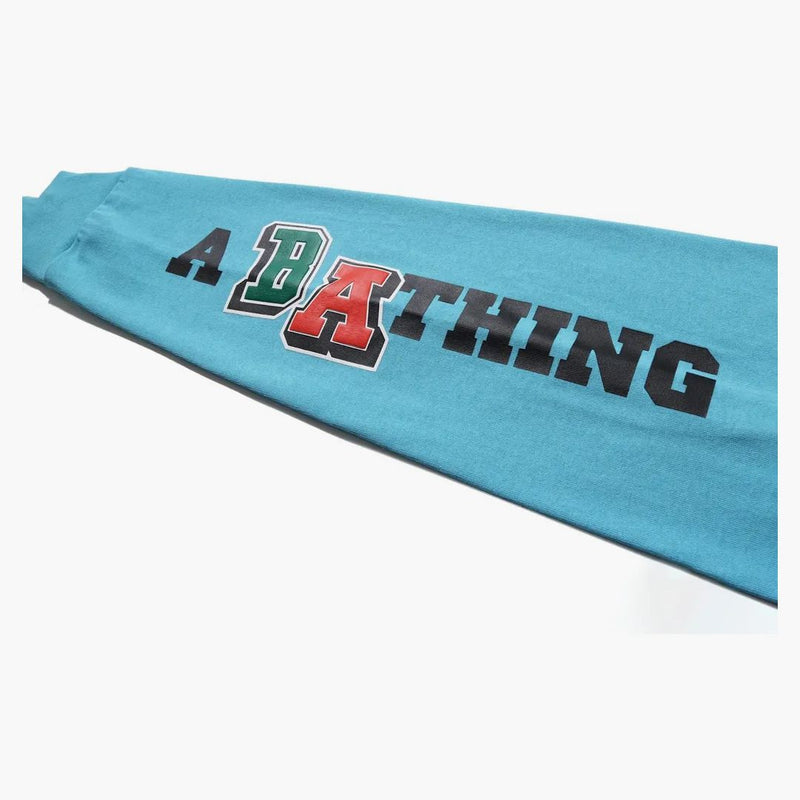Bape Multi Fonts Relaxed Fit Heavyweight L/S Tea Sax