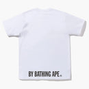 Bape Multi Label Ape Face Tee White