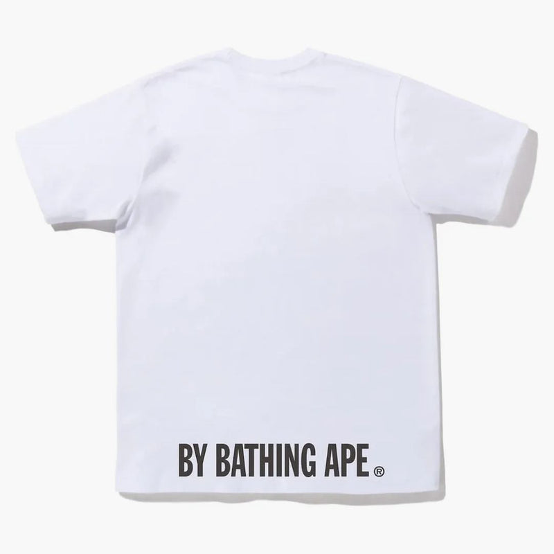 Bape multi etichetă mape face tee alb