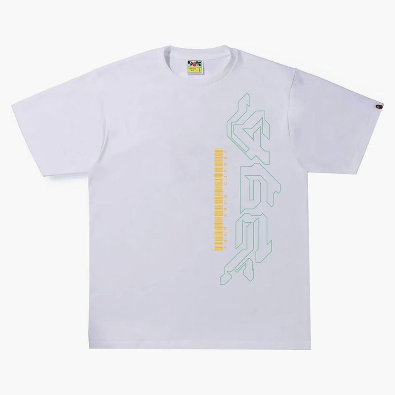 Bape Multi Logo 2 Tea White