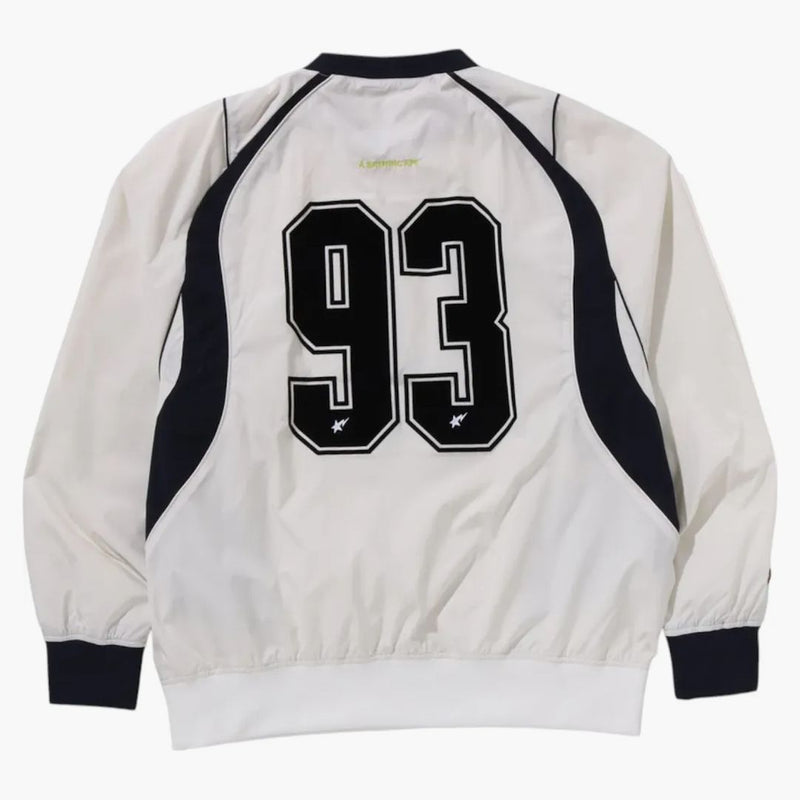 BAPE Multi Logo Rilassato Pullover Fit White