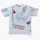 Bape Multi Print Tee White