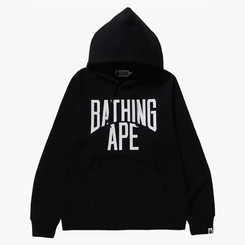Bape NYC Logo Pullover Hoodie Black