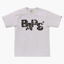 Bape neon camo 8bit logo tea gray