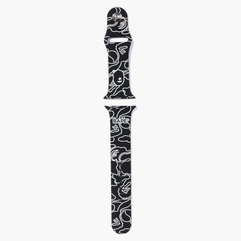 BAPE NEON CAMA CAMO GUARDA DELL'APPLE (41/45MM) NERO