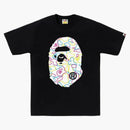 Bape Neon Camo Big Ape Head Tea Black
