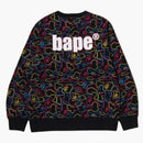 Bape Neon Camo Crewneck Sweeck Sweatshirt Multi