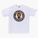 Bape Neon Camo Milo Busy Works Tee White