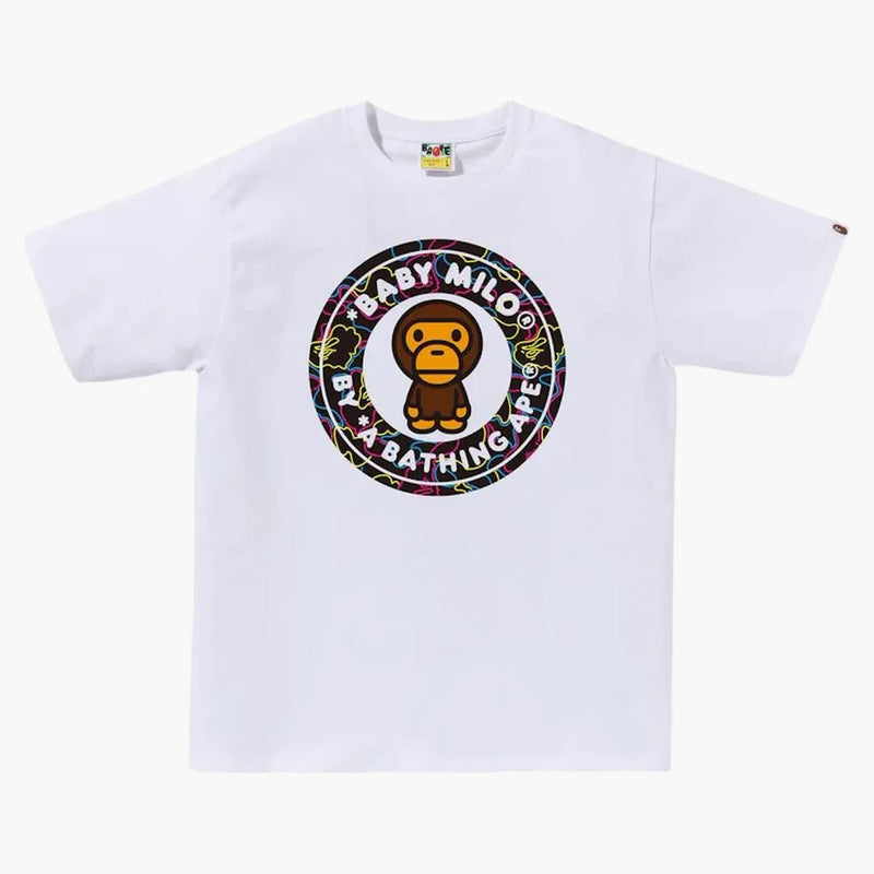 Bape Neon Camo Milo Busy Busy Works Tea White