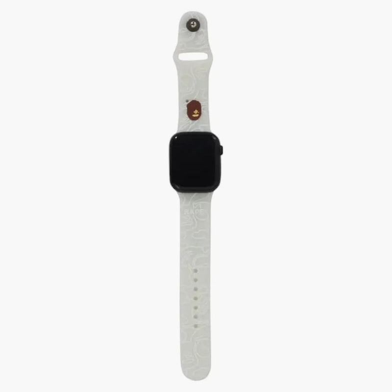 Bape Neon Camo Watch Band White