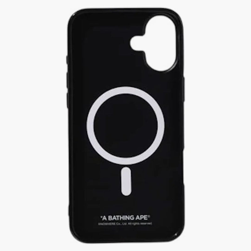 BAPE Neon Camo iPhone 16 Plus Case negro