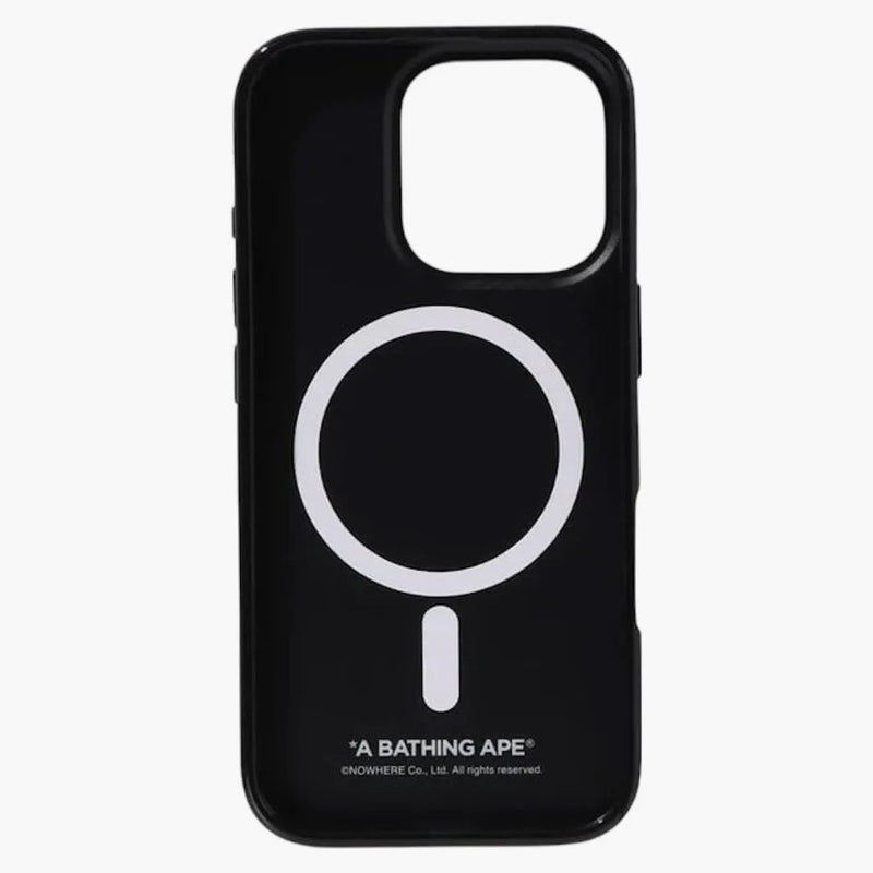 BAPE Neon Camo iPhone 16 Pro Case negro