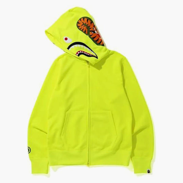 Bape Neon Shark Full Zip Holdie Amarillo