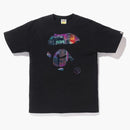 Bape Neon Tokyo Ape Face Tee Black