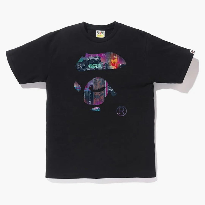 Bape Neon Tokyo Ape Face Tea Black