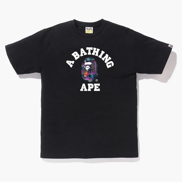Bape Neon Tokyo College Tea Black