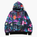 Bape Neon Tokyo Pullover Hoodie Black