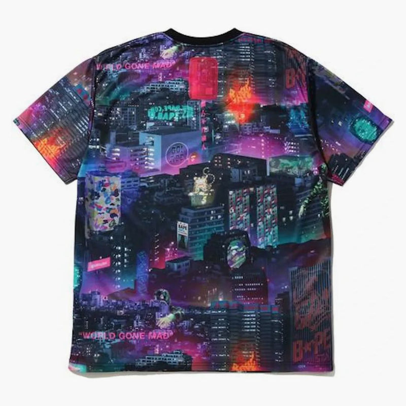 Bape Neon Tokyo T-shirt Black