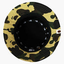 Bape New era 1st Camo Bucket has Yellow