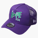 Bape New Era 9 Forforty Bape Sta Cap Purple