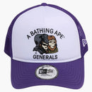 Bape New Era 9forty Generals Cap Purple