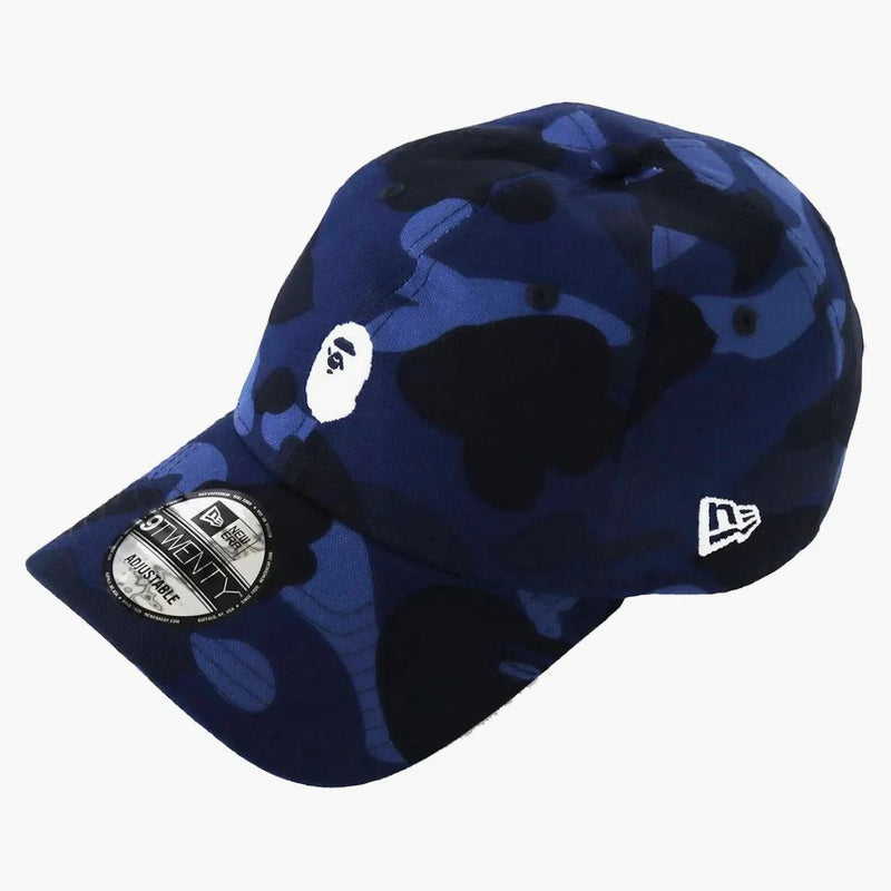 BAPE New Era Color Camo Ape Head 9Twenty Cap Navy