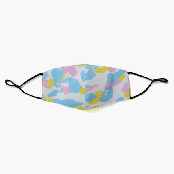 Bape New Multi Camo Mask White