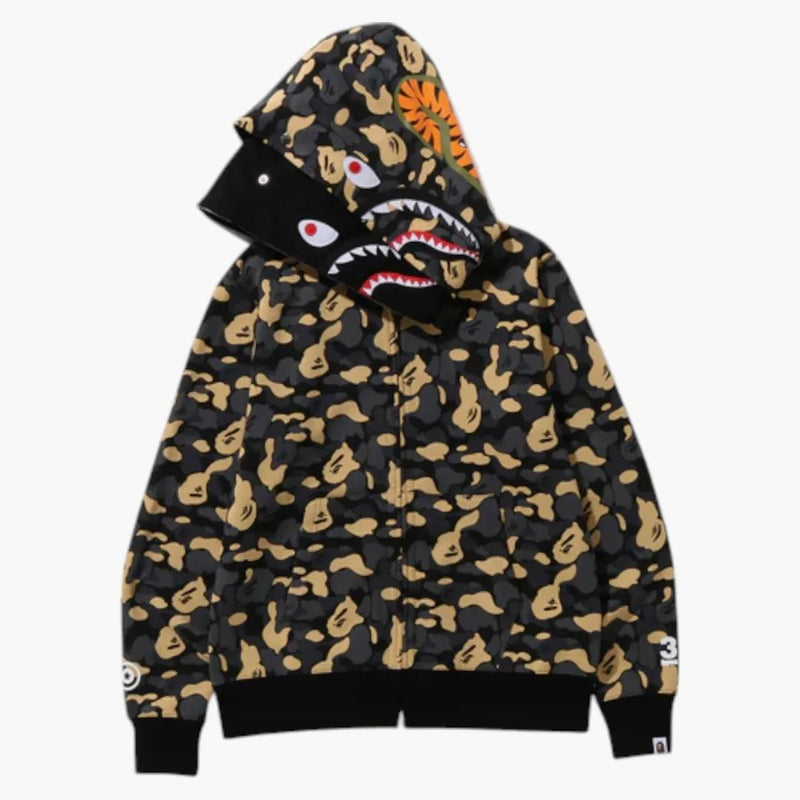 BAPE New York Madison Avenue 3. výročí dvojité žraloky mikiny multicolor
