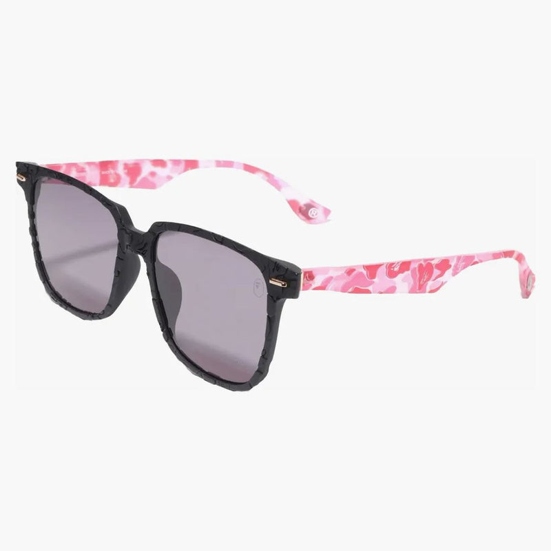 BAPE nr 9 solglasögon rosa