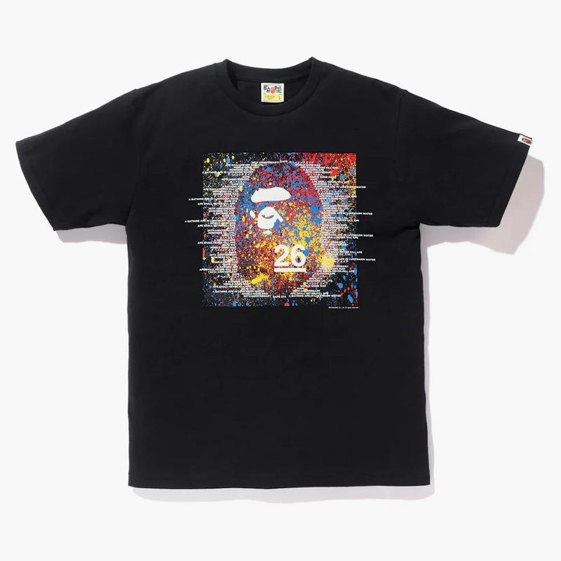 Bape Nowhere 26th Anniversary tè nero