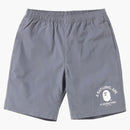 Bape Nylon Beach Shorts Gray