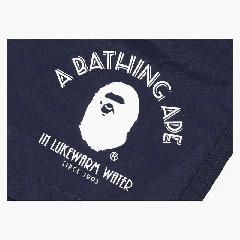 BAPE NYLON BEACH SHORTS NAvy