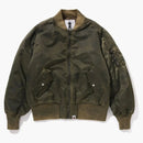 Bape Nylon Ma-1 Jacket Olive DRAB