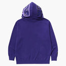 Bape One Point Ape Head Shark Relaxed Fit Full Zip Hoodie Purple