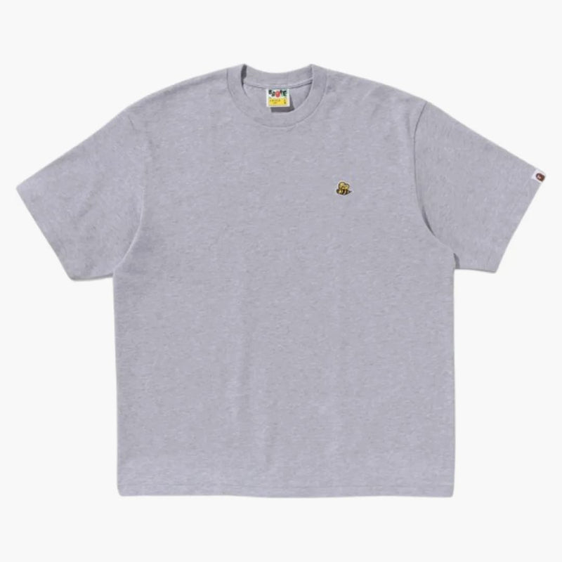 Bape One Point Bee Relaxed Fit Tee Gray