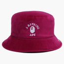 Bape One Point Bucket has Purple