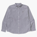 Bape One Point Checked Poplin L/S Shirt Black
