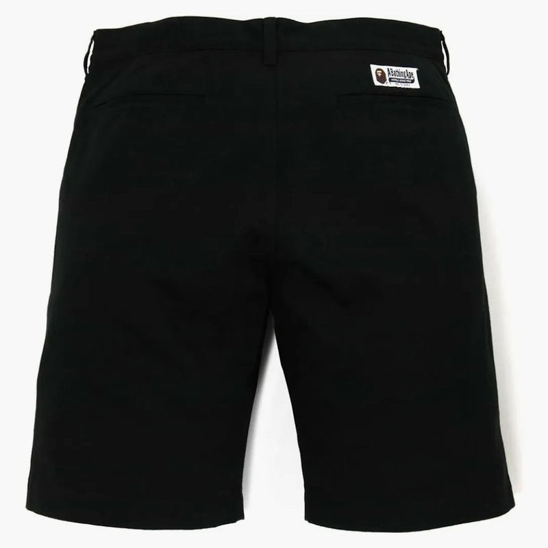 Bape One Point Chino Shorts Black