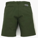 Bape One Point Chino Shorts Olivedrab